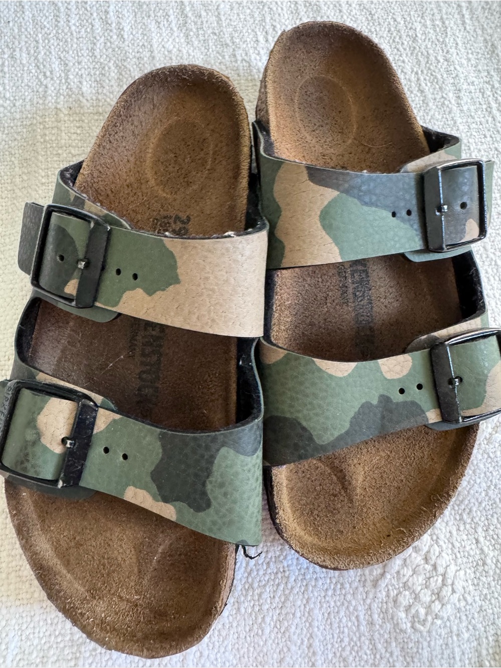 New w/o Box Birkenstock Arizona Kids Desert Soil Khaki (1017374) Narrow